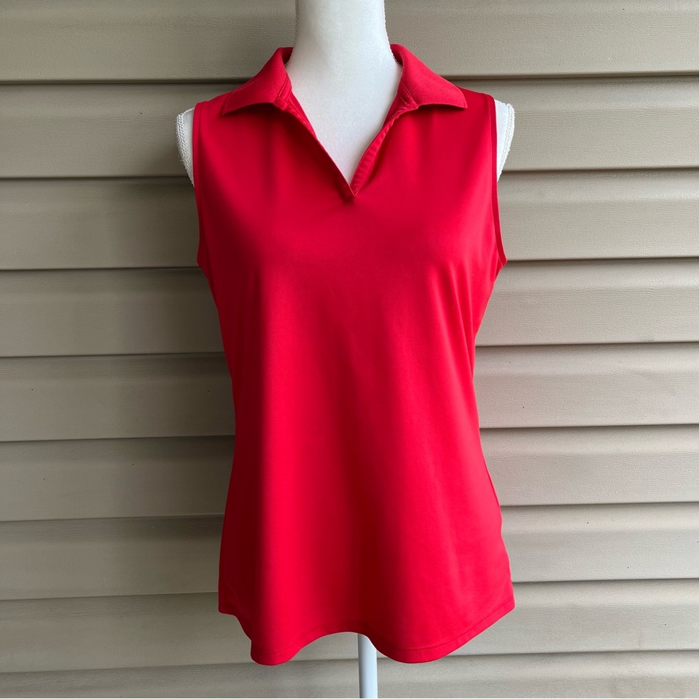 •Nancy Lopez• Desert Dry Sleeveless Golf Shirt - Size Large